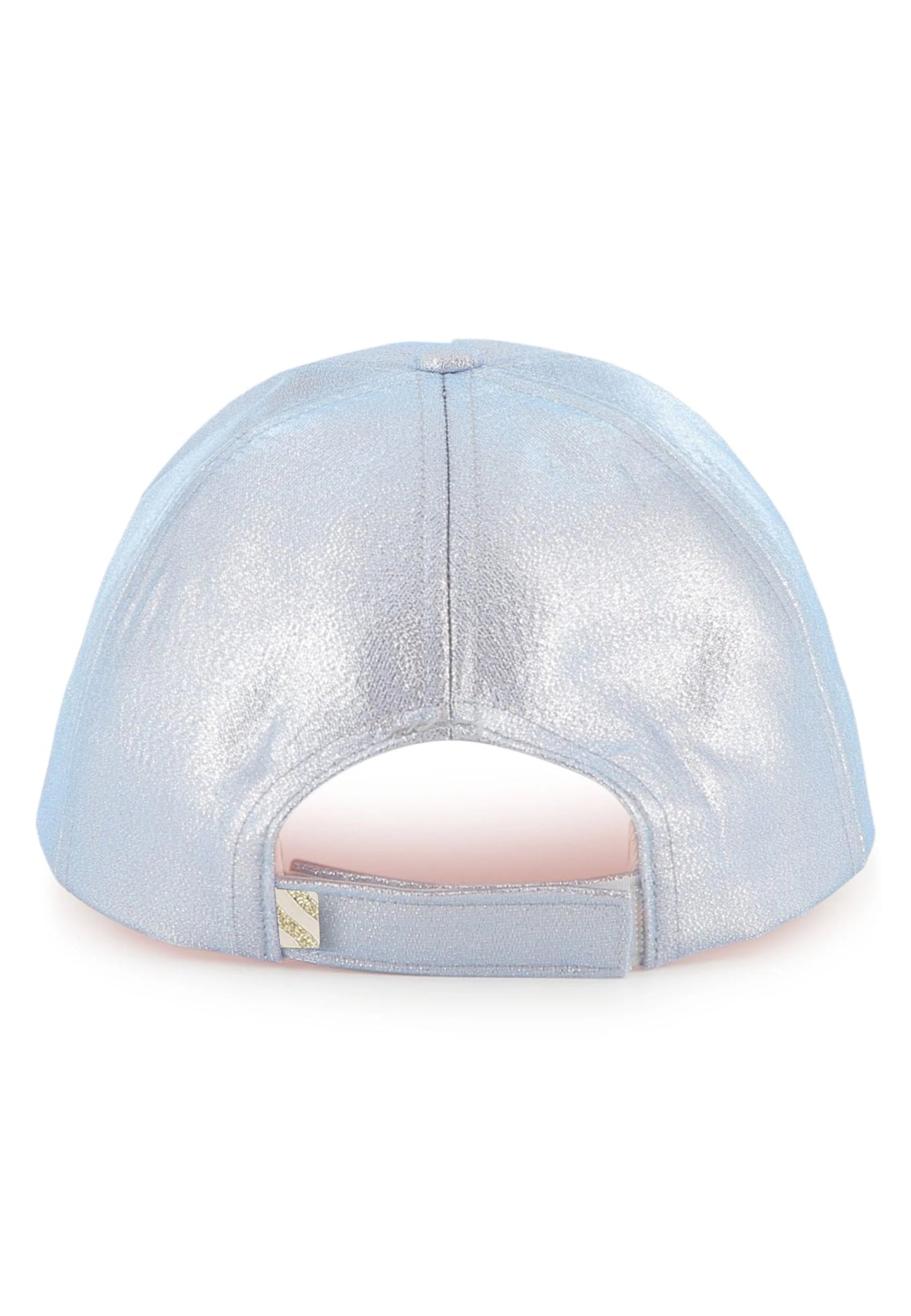 CAPPELLO CON VISIERA METALIZZATO CON CUORE IN PAILLETTES BILLIEBLUSH - Angel Luxury