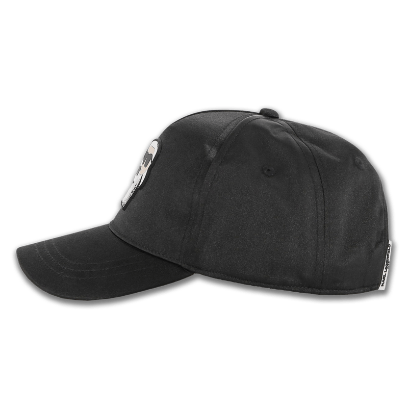 CAPPELLO CON VISIERA NERO CON DESIGN KARL LAGERFELD - Angel Luxury