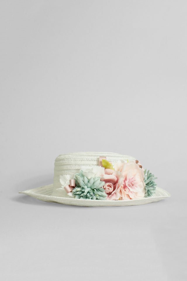 Cappello in paglia Colori Chiari bianco - Angel Luxury