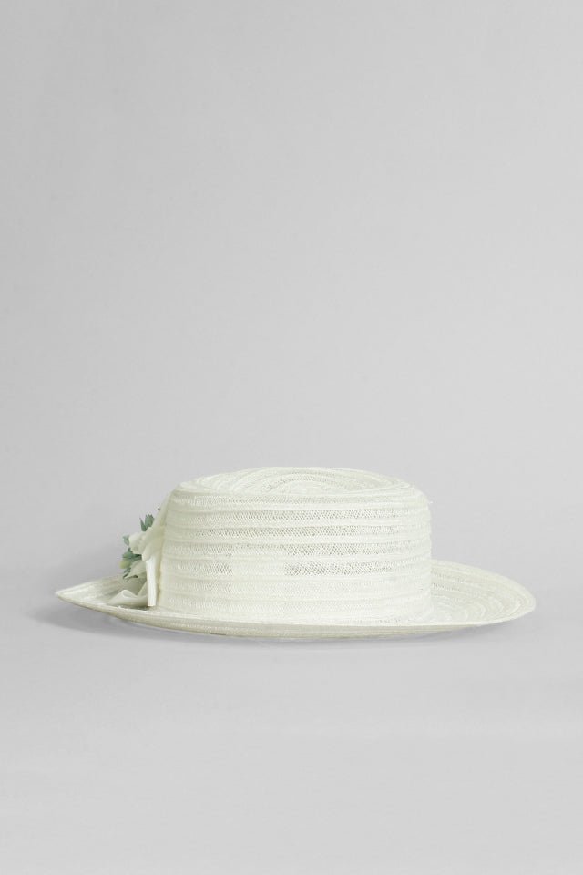 Cappello in paglia Colori Chiari bianco - Angel Luxury