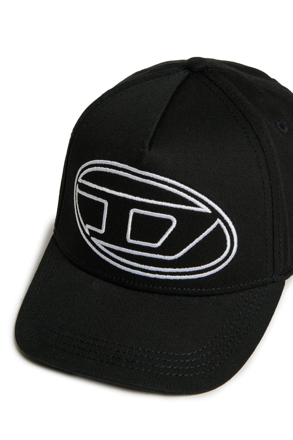 CAPPELLO NERO CON LOGO BIANCO DIESEL - Angel Luxury