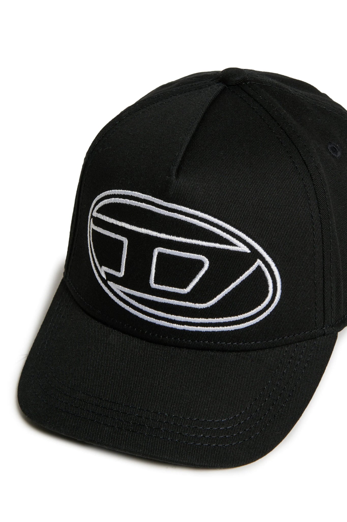 CAPPELLO NERO CON LOGO BIANCO DIESEL - Angel Luxury