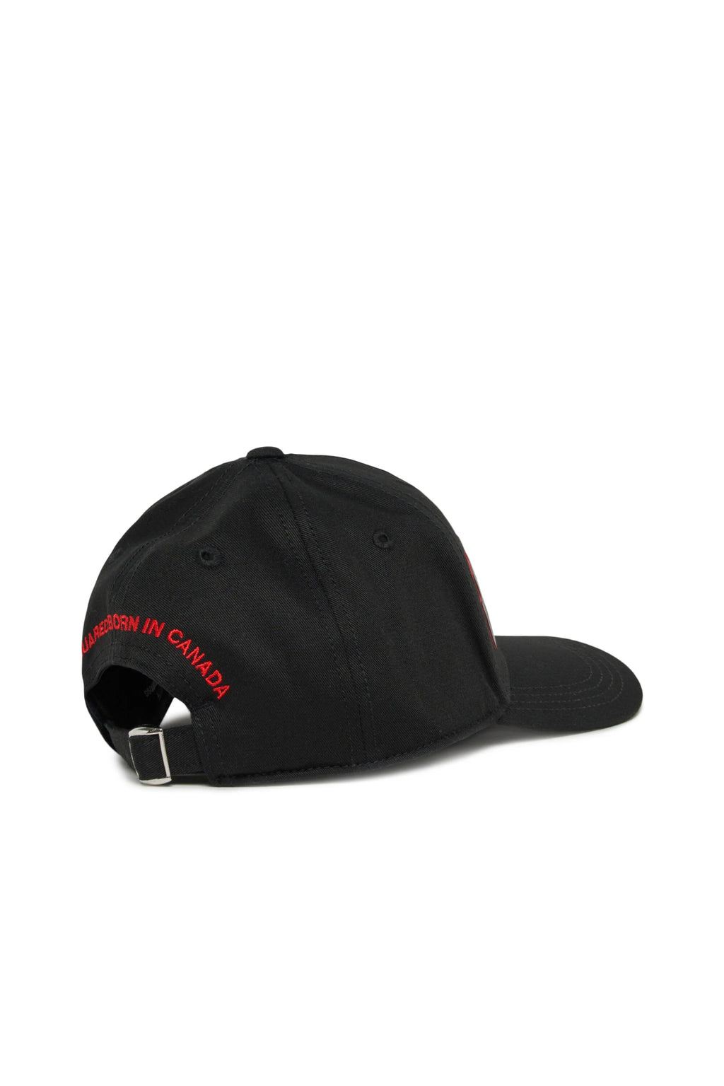 CAPPELLO NERO CON LOGO DSQUARED2 - Angel Luxury