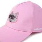 CAPPELLO ROSA CON LOGO KARL LAGERFELD - Angel Luxury