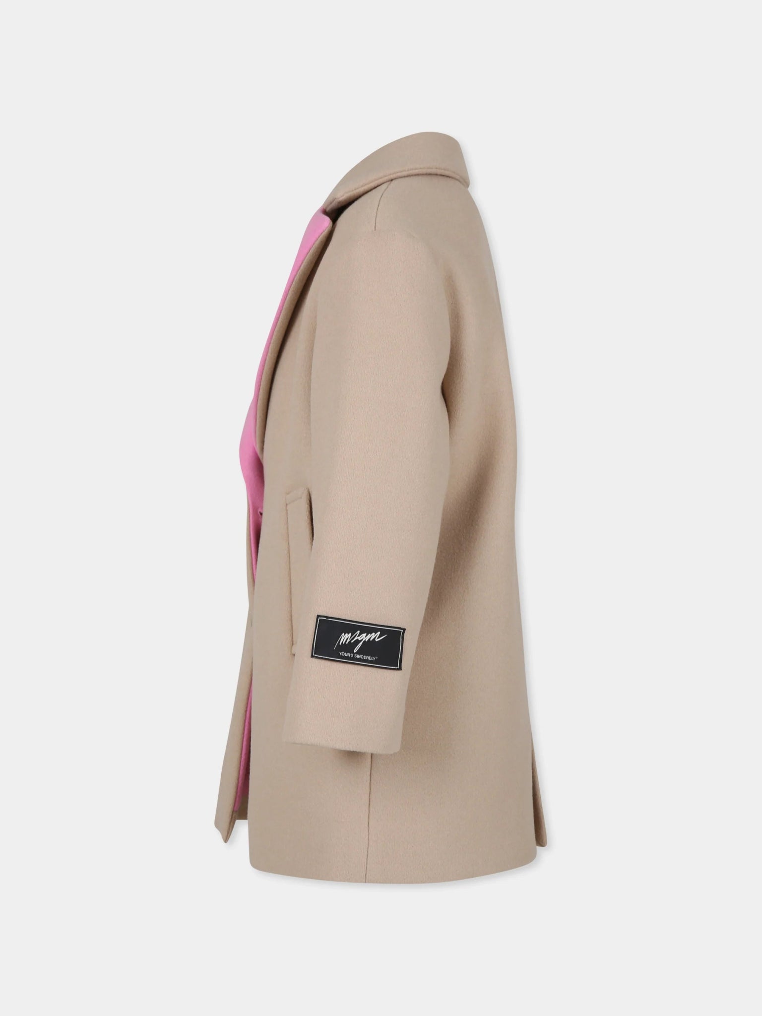 CAPPOTTO BEIGE MSGM - Angel Luxury