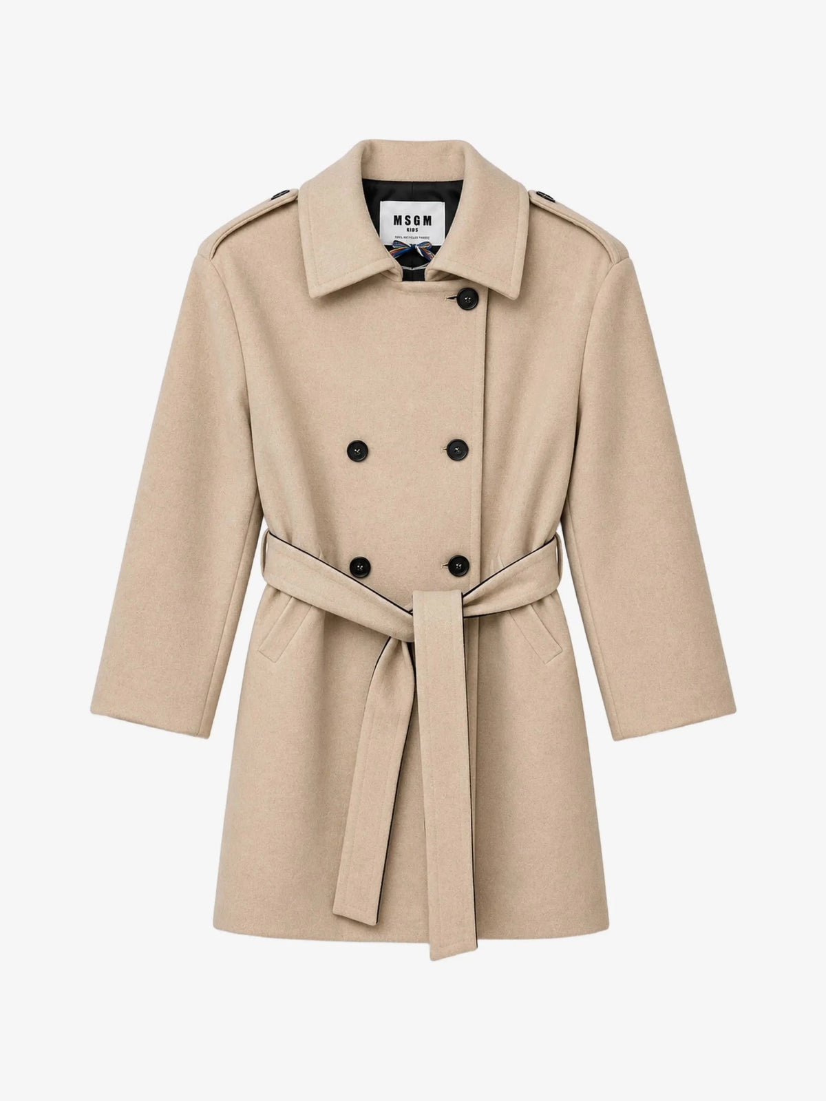 CAPPOTTO "TRENCH" DOPPIOPETTO BEIGE MSGM - Angel Luxury