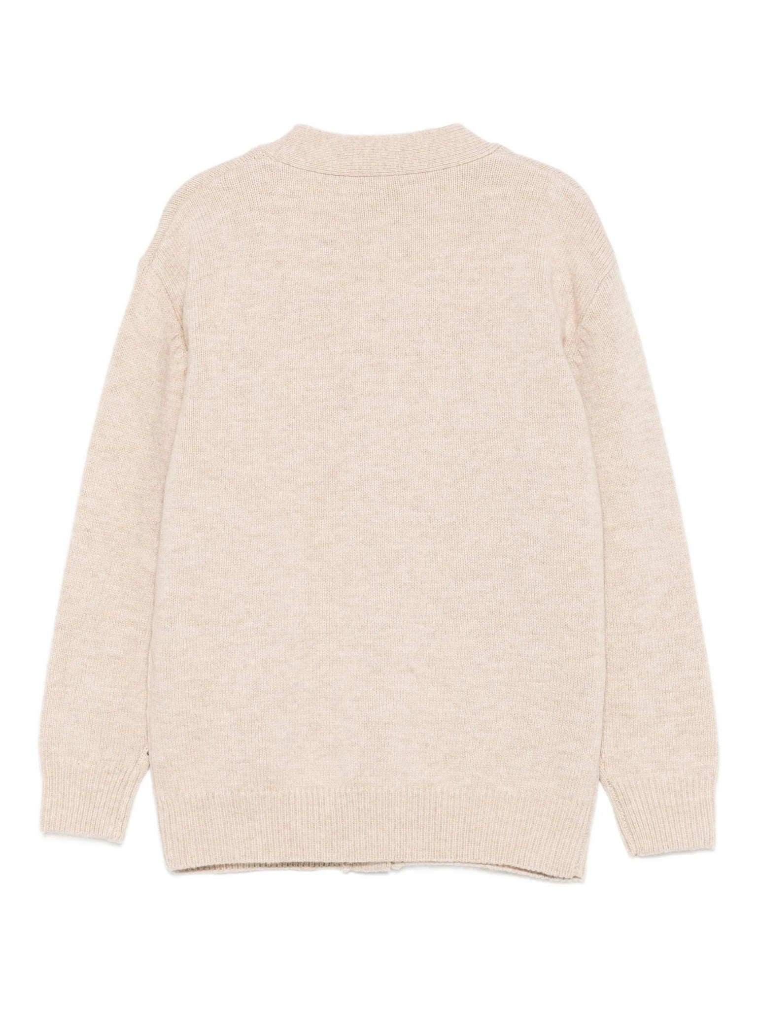 CARDIGAN BEIGE CHIARO CON SNOOPY MC2 SAINT BARTH - Angel Luxury