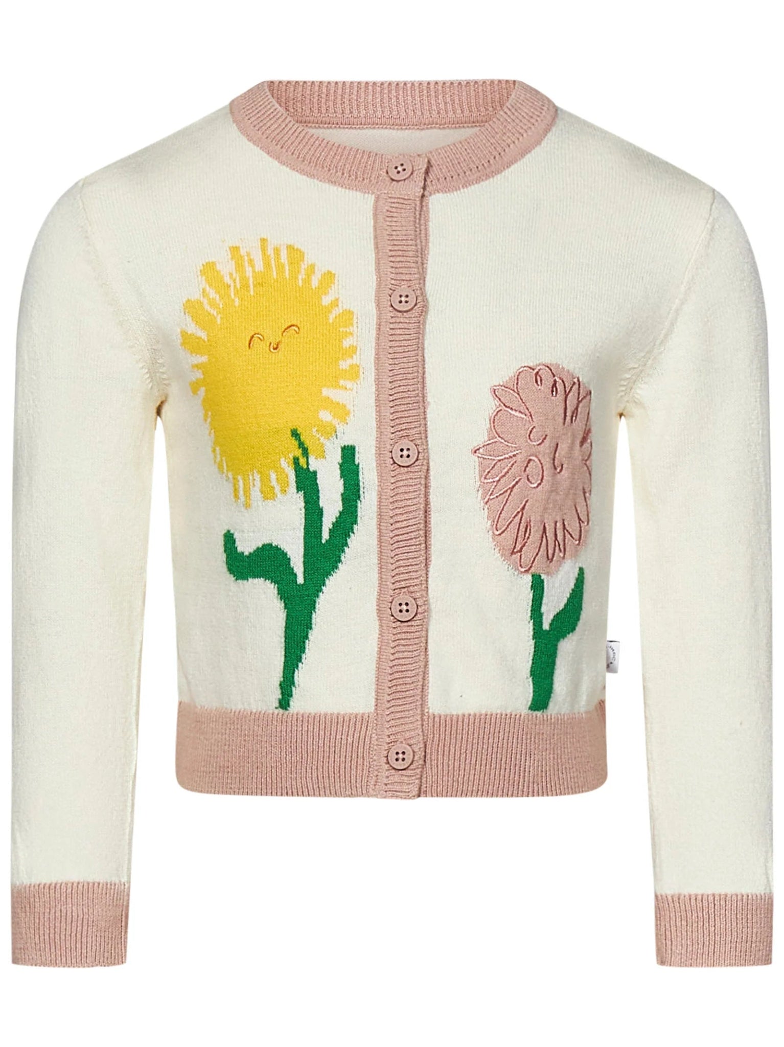 CARDIGAN BIANCO CON RICAMI STELLA MCCARTNEY - Angel Luxury