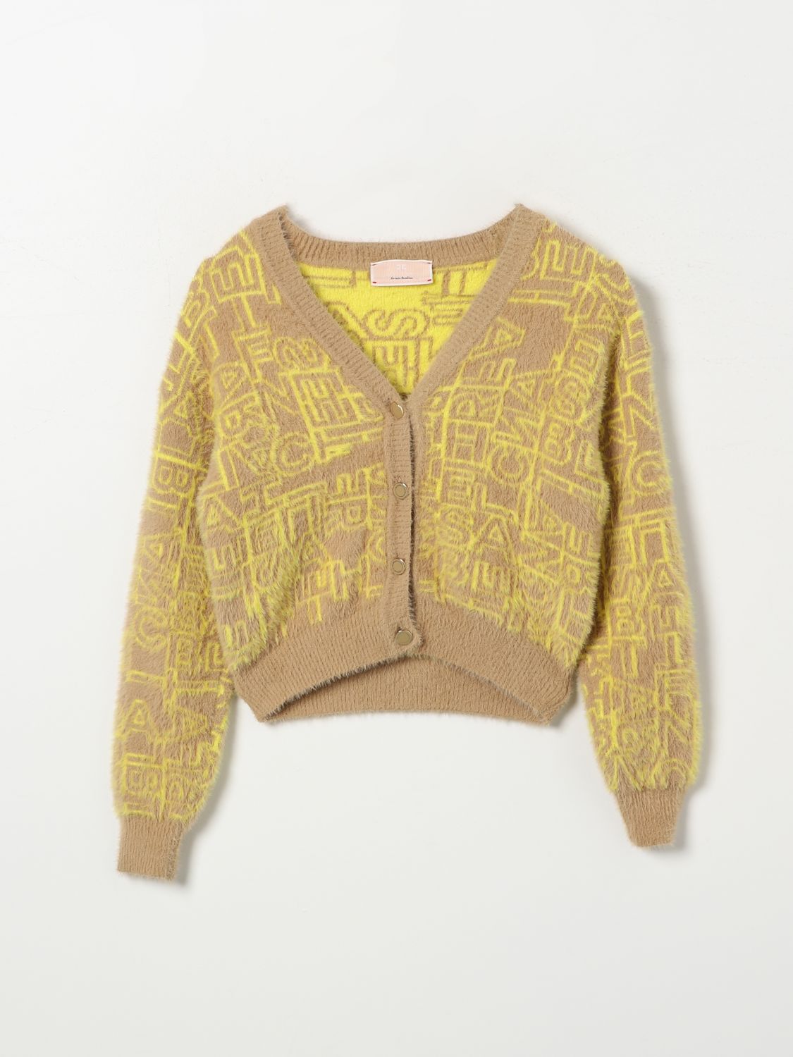 CARDIGAN CAMEL/MIMOSA ELISABETTA FRANCHI - Angel Luxury