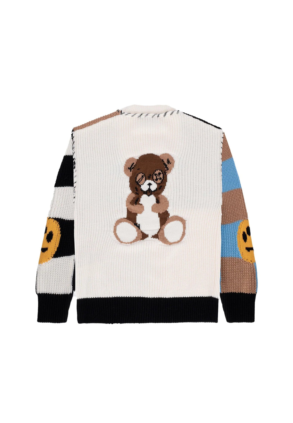CARDIGAN CON BOTTONI TRICOLORE A QUADRI BARROW - Angel Luxury