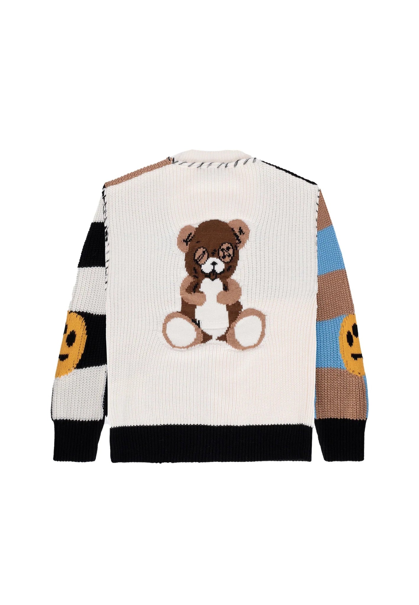 CARDIGAN CON BOTTONI TRICOLORE A QUADRI BARROW - Angel Luxury