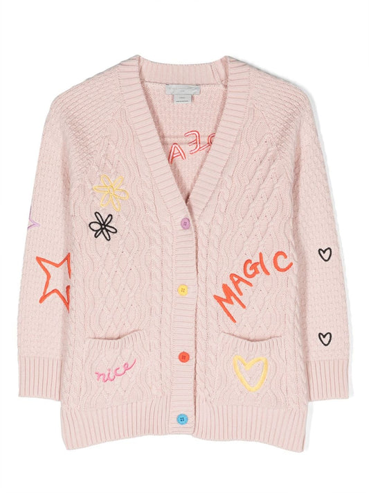 CARDIGAN CON RICAMO STELLA MCCARTNEY - Angel Luxury