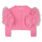 CARDIGAN CON TULLE ROSA BILLIEBLUSH - Angel Luxury