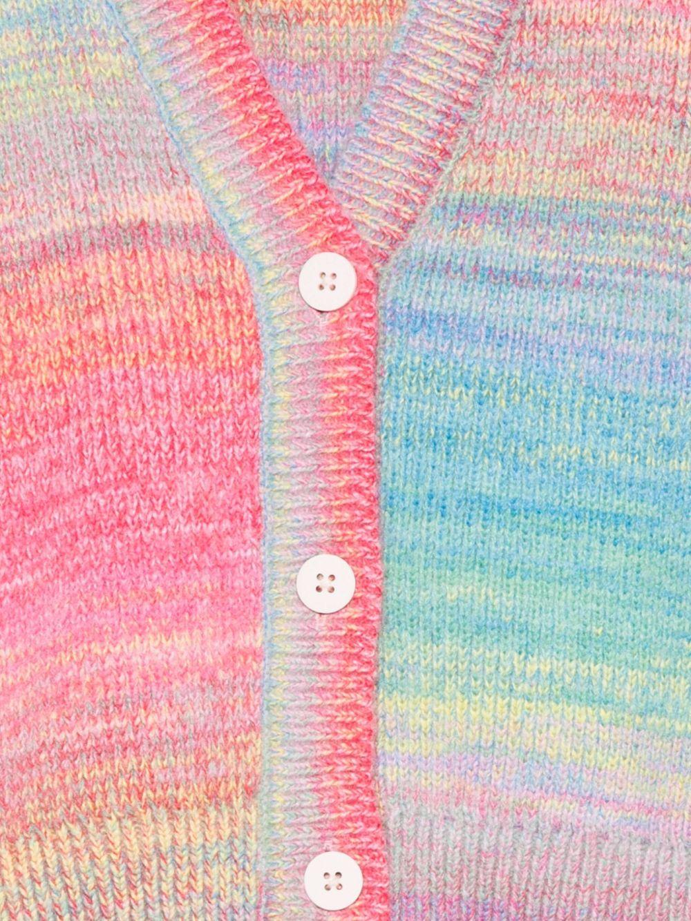 CARDIGAN MULTICOLOR CON SCRITTA LOVE STELLA MCCARTNEY - Angel Luxury