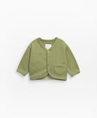 CARDIGAN VERDE PLAY UP - Angel Luxury