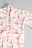 Cardigan Vicolo rosa traforato - Angel Luxury