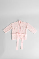 Cardigan Vicolo rosa traforato - Angel Luxury