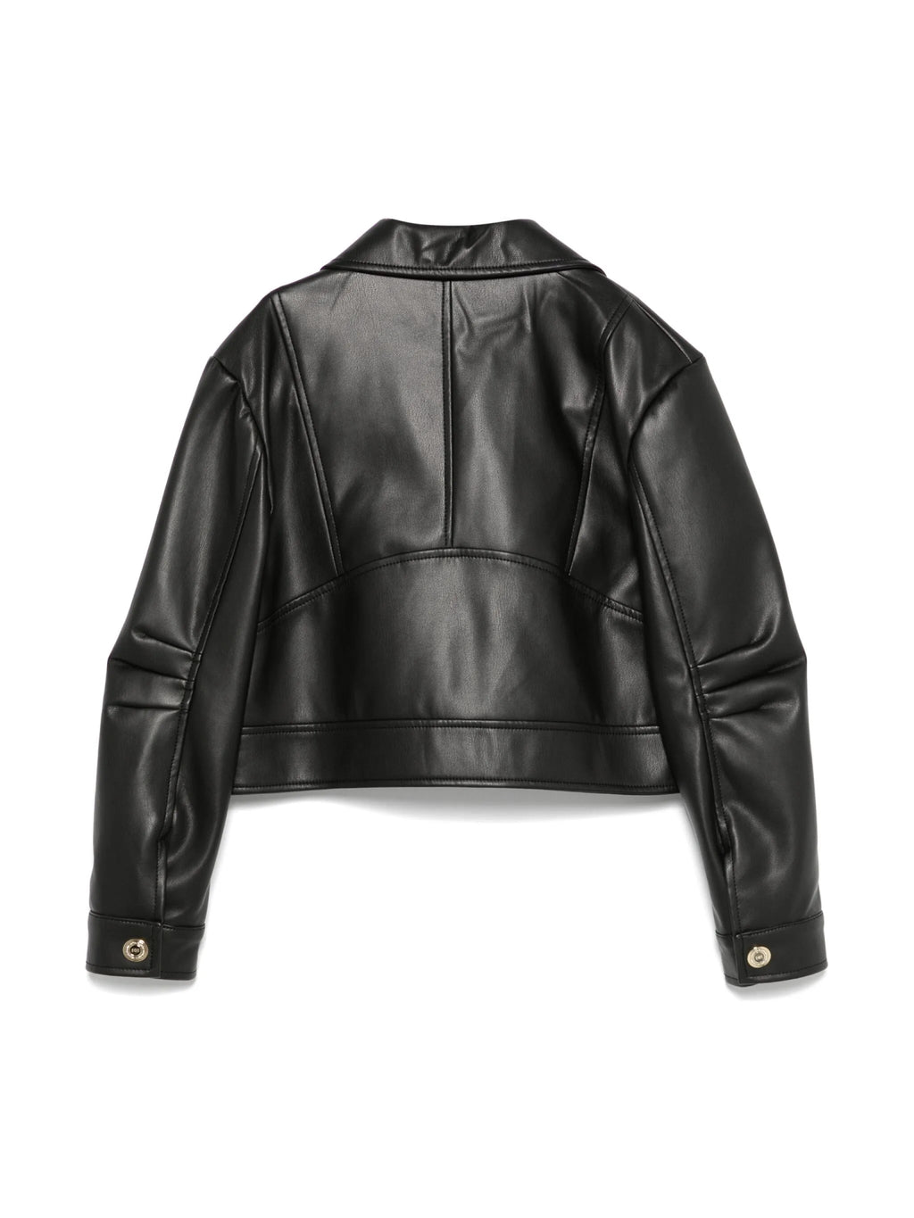 CHIODO IN ECOPELLE NERO ELISABETTA FRANCHI - Angel Luxury