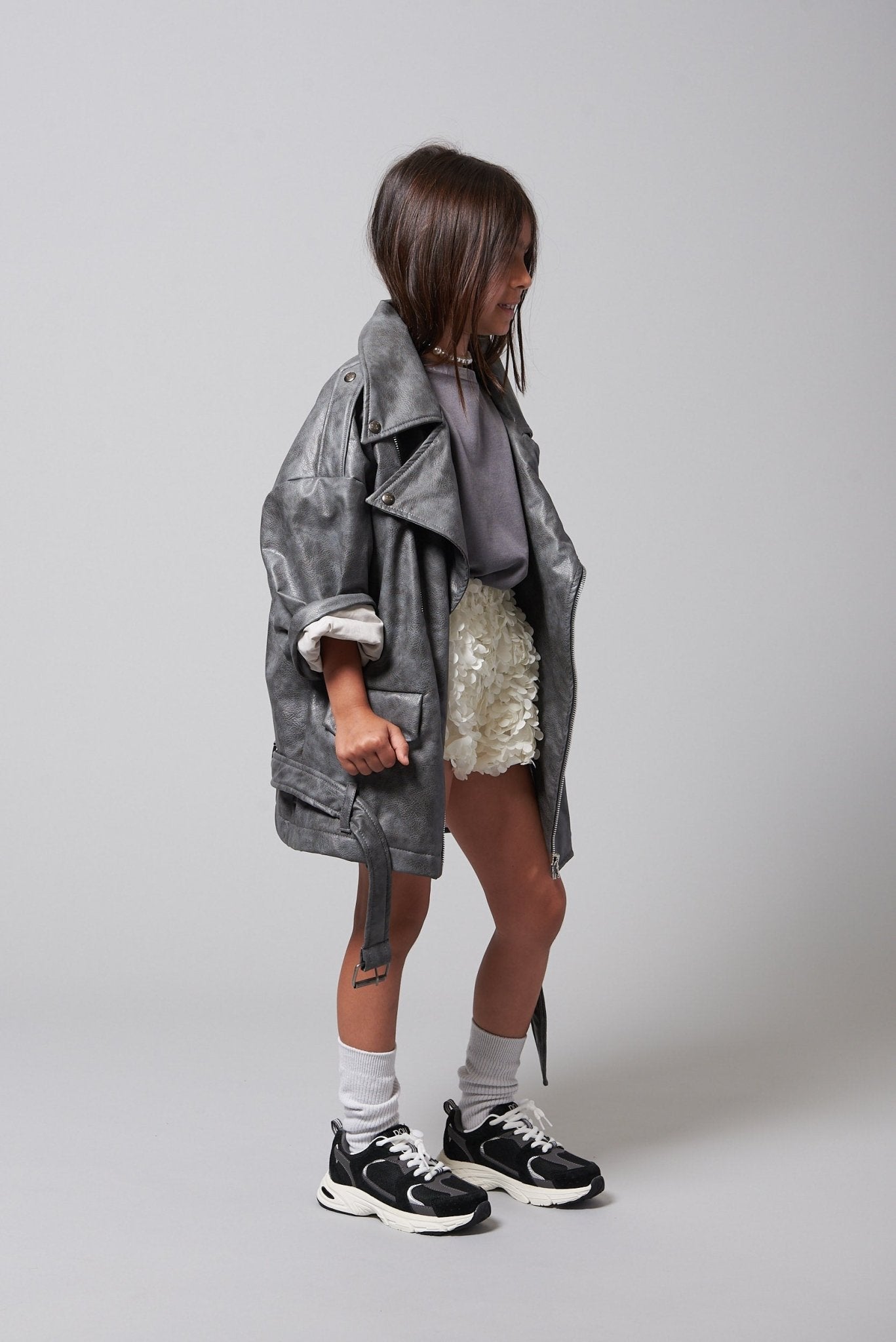 CHIODO OVER GRIGIO CALAMITA DOUUOD - Angel Luxury