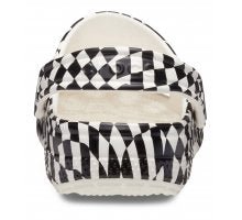 CIABATTA A QUADRI BIANCO/NERA CROCS - Angel Luxury