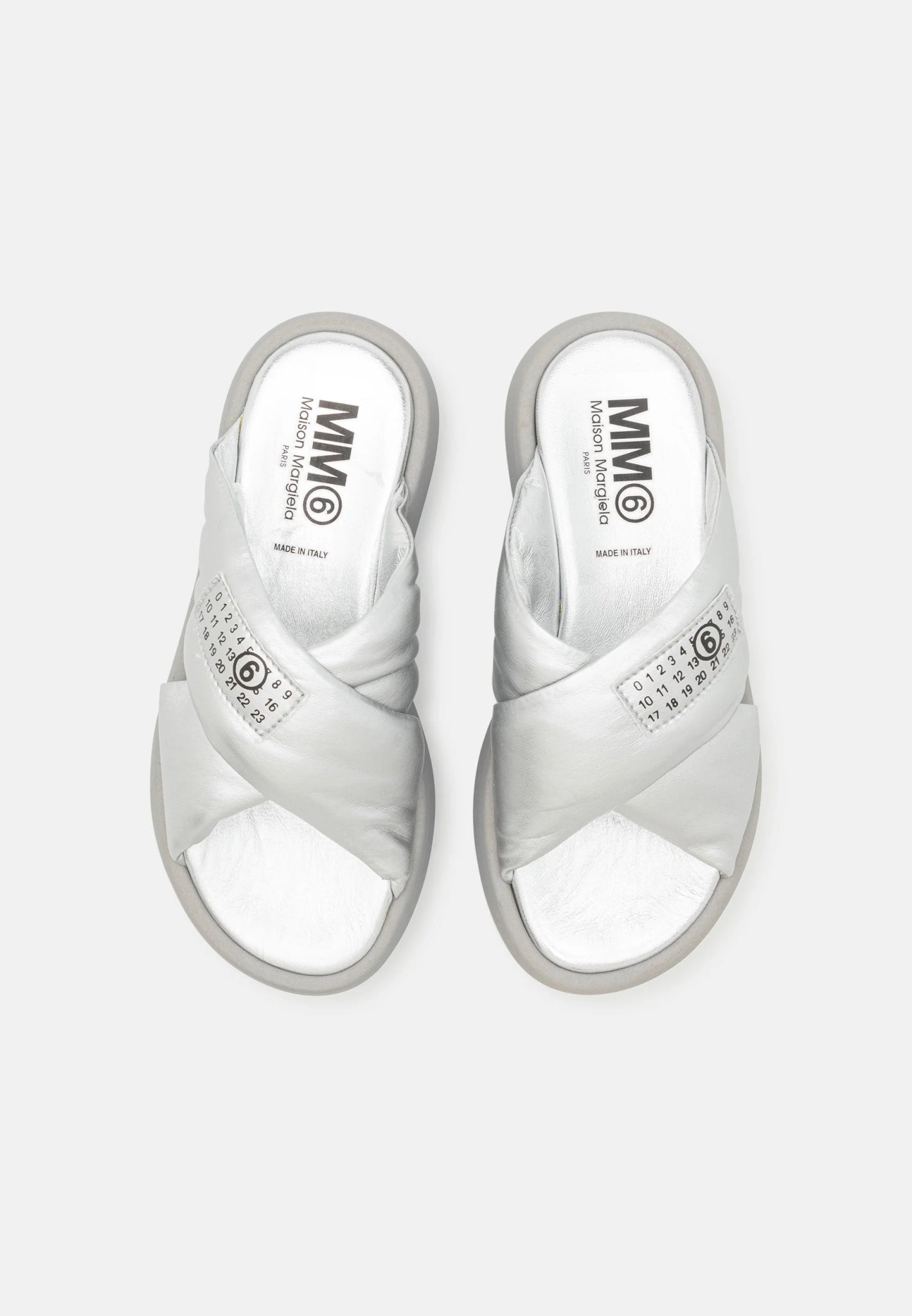 CIABATTA ARGENTO MAISON MARGIELA - Angel Luxury