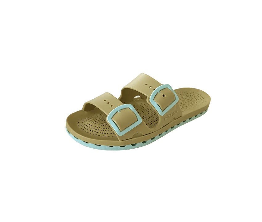 CIABATTA SAHARA BEIGE/CELESTE SENSI - Angel Luxury
