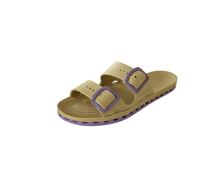 CIABATTA SAHARA BEIGE/VIOLA SENSI - Angel Luxury