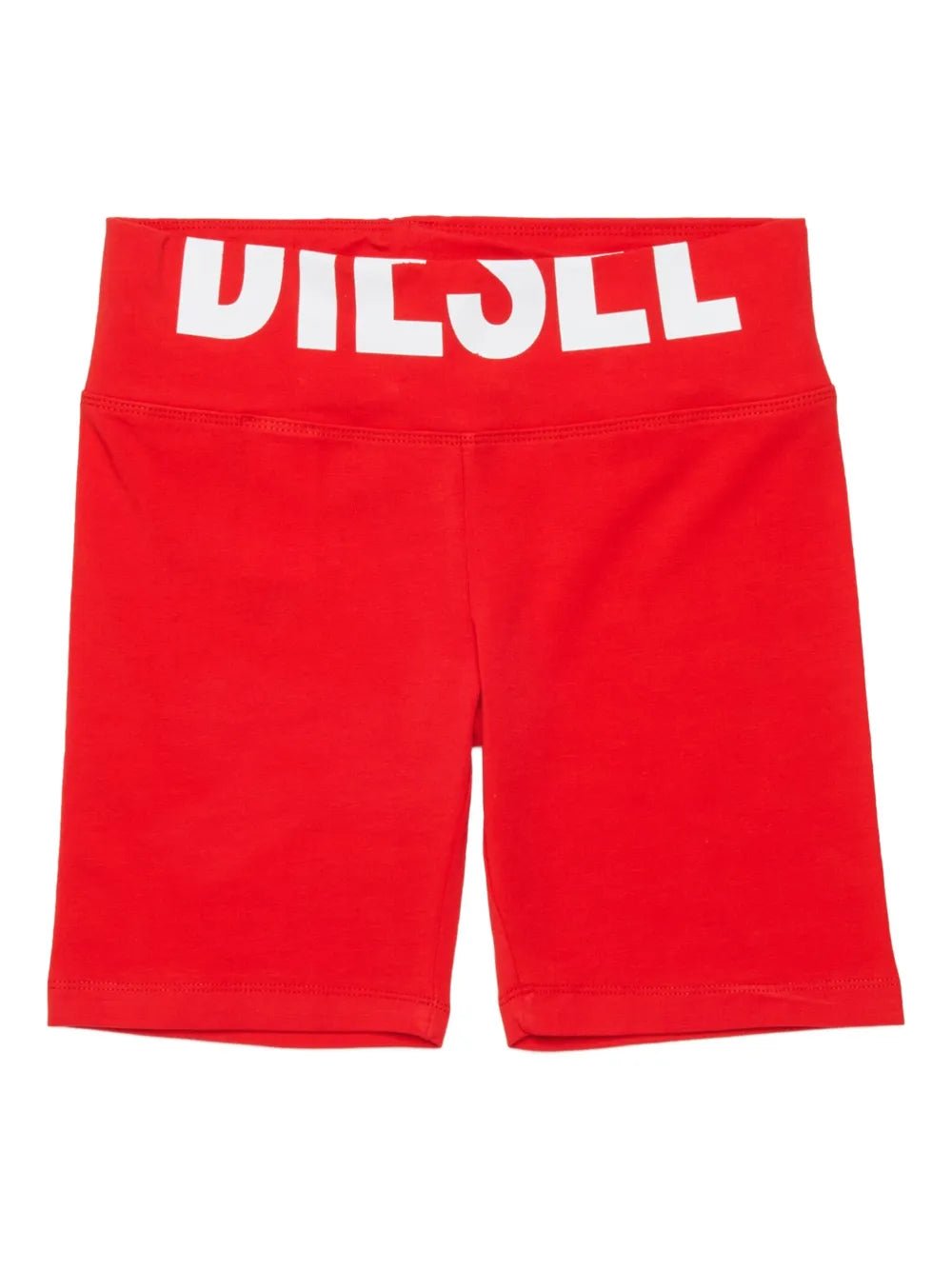 CICLISTA ROSSO CON LOGO DIESEL BIANCO - Angel Luxury