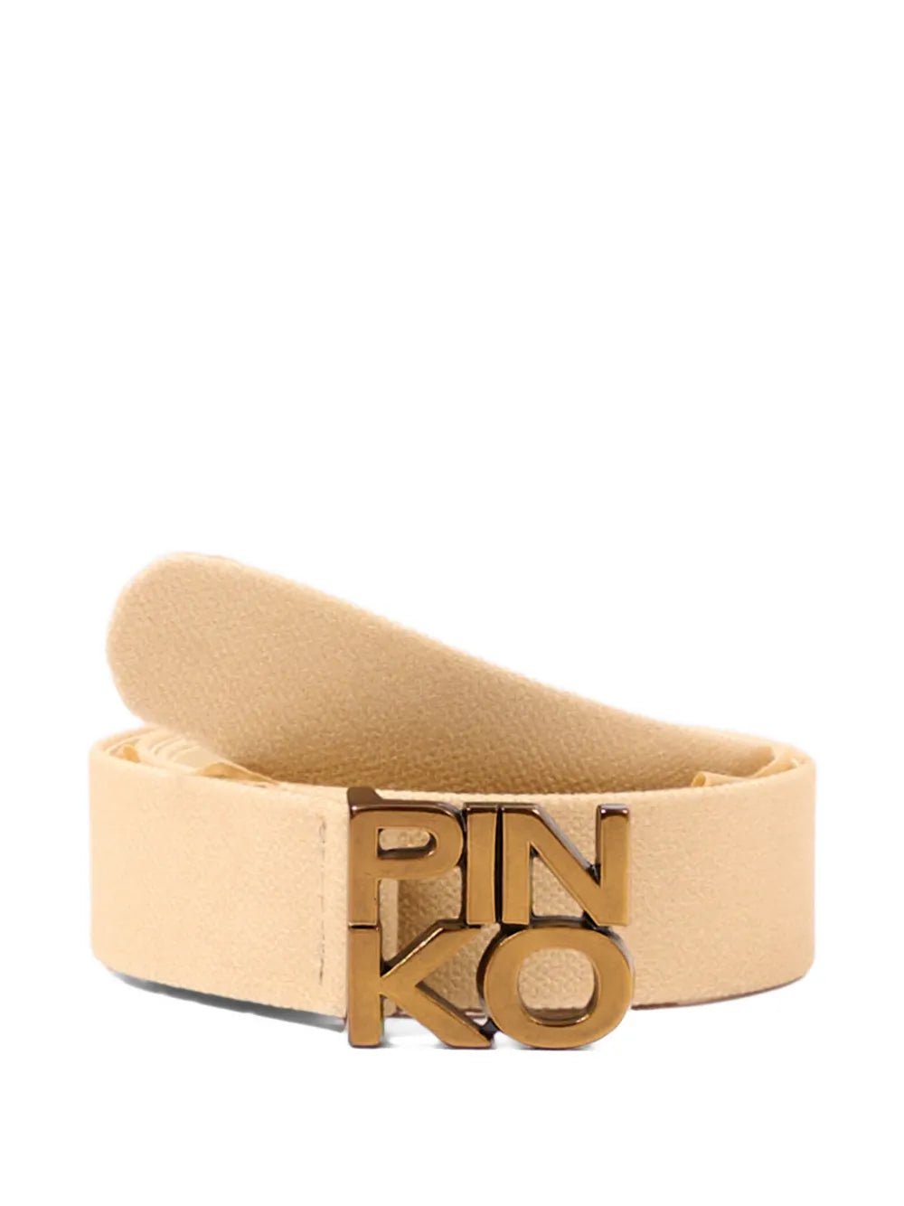 CINTURA BEIGE CON LOGO PINKO - Angel Luxury