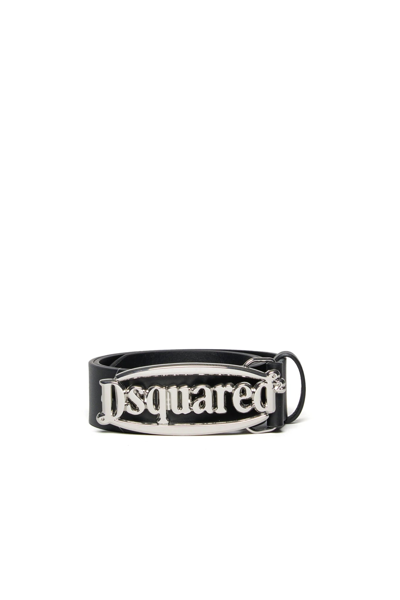 CINTURA IN PELLE NERA DSQUARED2 - Angel Luxury