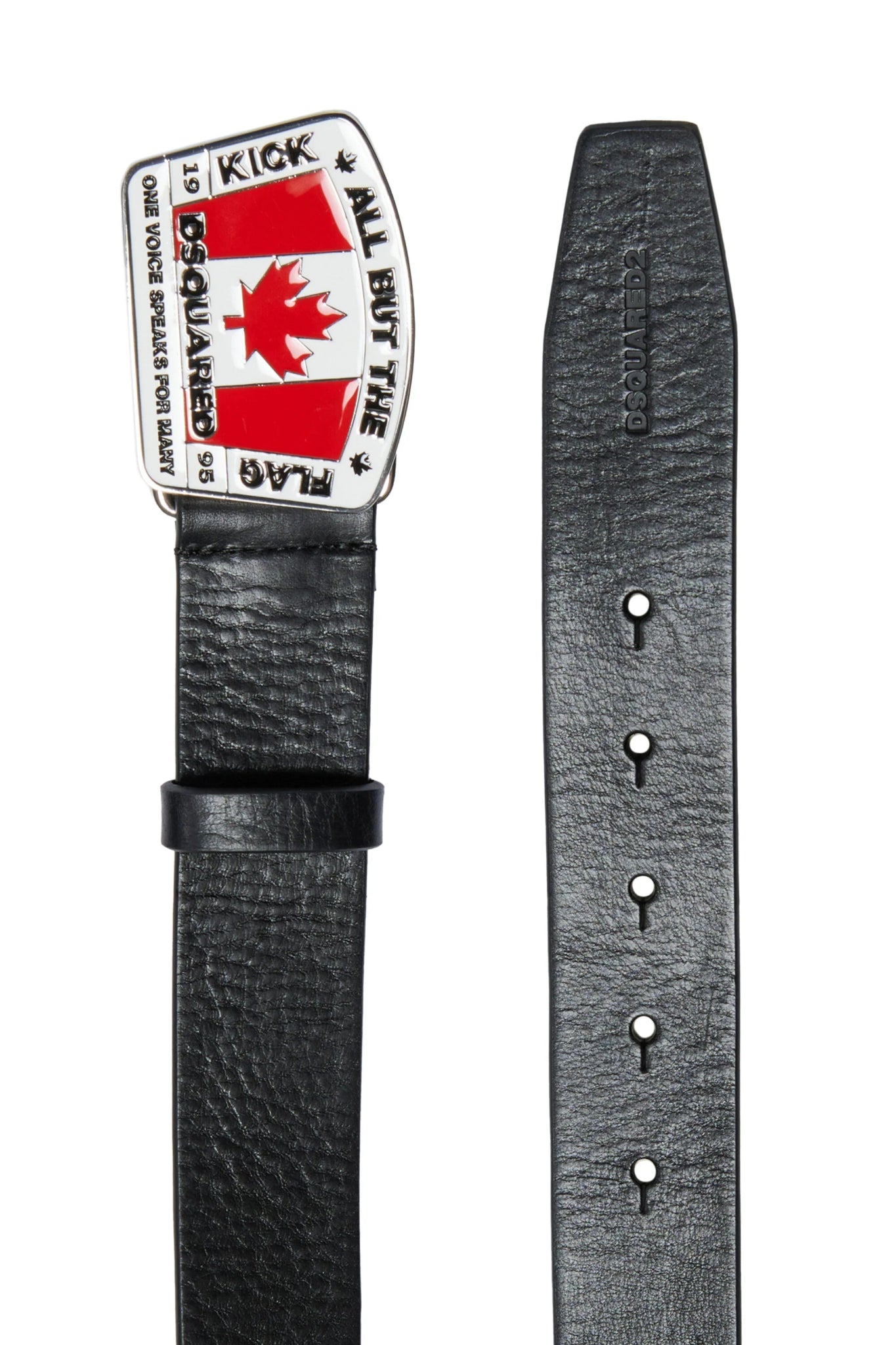 CINTURA NERA CON FIBBIA CANADA DSQUARED2 - Angel Luxury