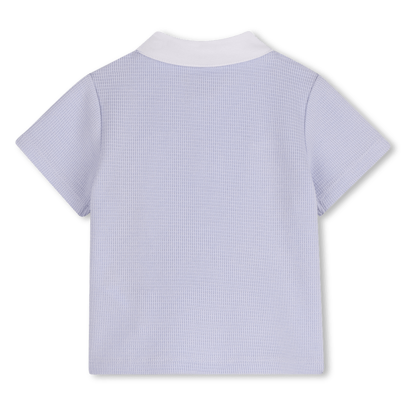 COMPLETO AZZURRO POLO + BERMUDA CON LOGO BIANCO BOSS - Angel Luxury