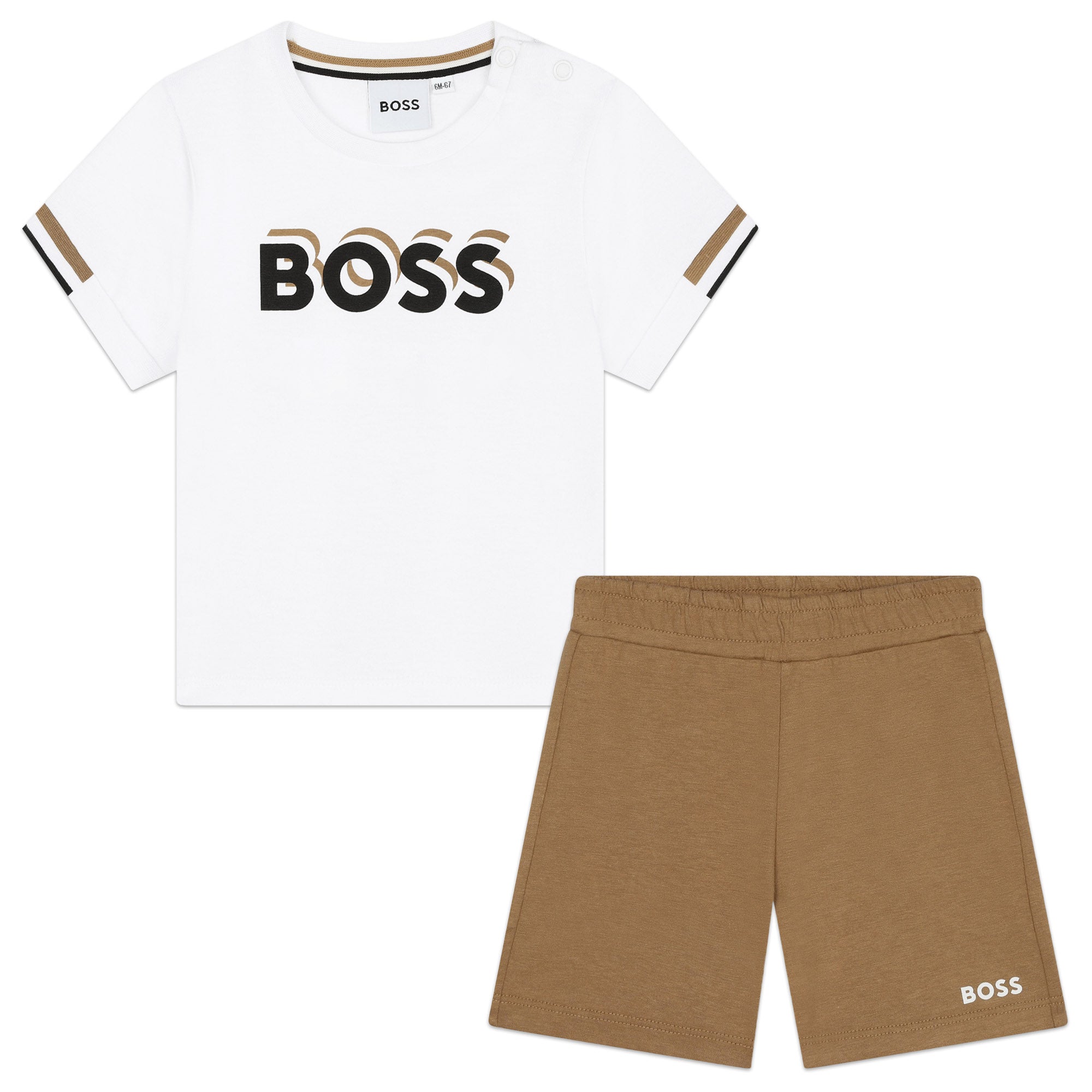 COMPLETO BIANCO E BEIGE HUGO BOSS - Angel Luxury