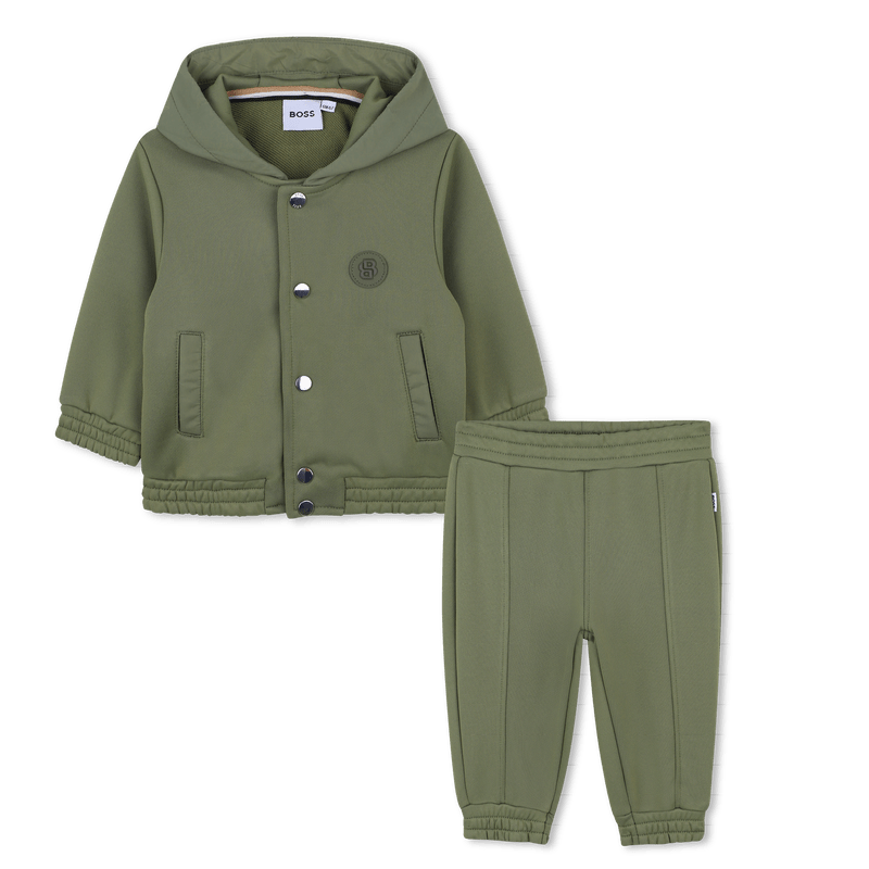 COMPLETO CARDIGAN + PANTALONE VERDE HUGO BOSS - Angel Luxury