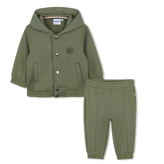 COMPLETO CARDIGAN + PANTALONE VERDE HUGO BOSS - Angel Luxury