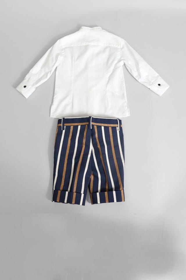 Completo Colori Chiari 2 pezzi blu a righe - Angel Luxury