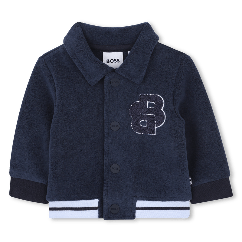 COMPLETO FELPA CON CIAPPE+ PANTALONE BLU IN PILE HUGO BOSS - Angel Luxury