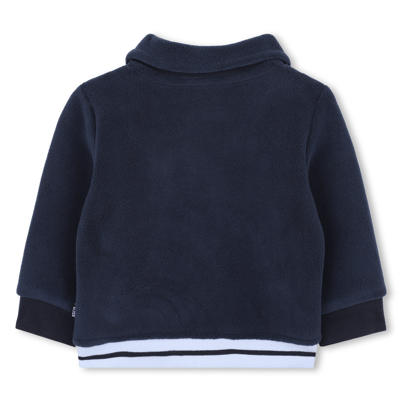 COMPLETO FELPA CON CIAPPE+ PANTALONE BLU IN PILE HUGO BOSS - Angel Luxury