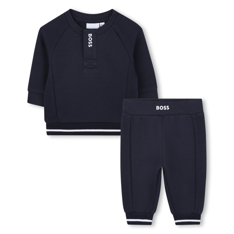 COMPLETO FELPA+PANTALONE BLU HUGO BOSS - Angel Luxury