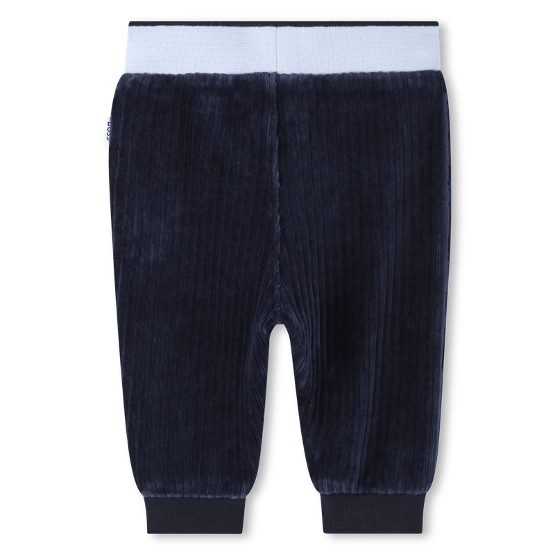 COMPLETO FELPA+PANTALONE IN VELLUTO BLU HUGO BOSS - Angel Luxury