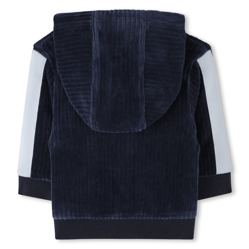 COMPLETO FELPA+PANTALONE IN VELLUTO BLU HUGO BOSS - Angel Luxury