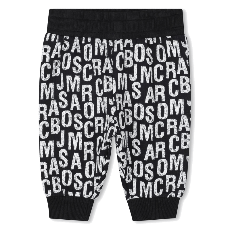 COMPLETO FELPA+PANTALONE NERO LOGATO BIANCO MARC JACOBS - Angel Luxury
