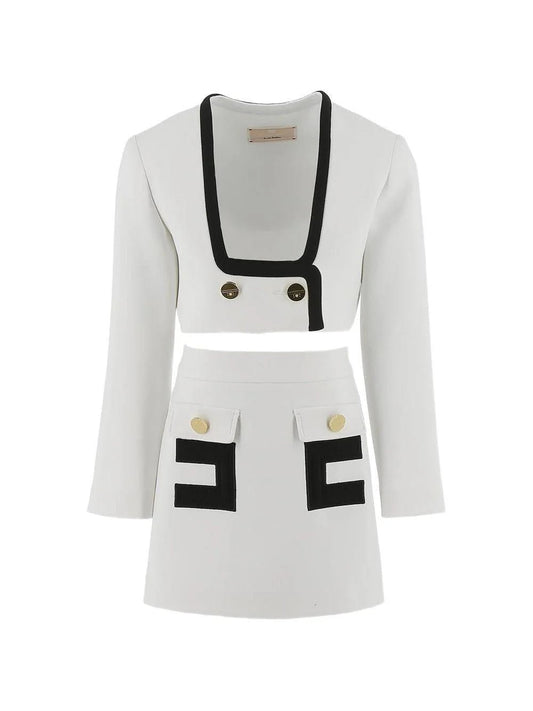 COMPLETO GIACCA E GONNA ELISABETTA FRANCHI - Angel Luxury