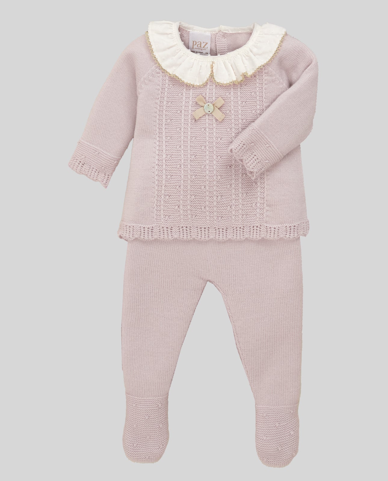 COMPLETO MAGLIA+GHETTINO ROSA PAZ RODRIGUEZ - Angel Luxury