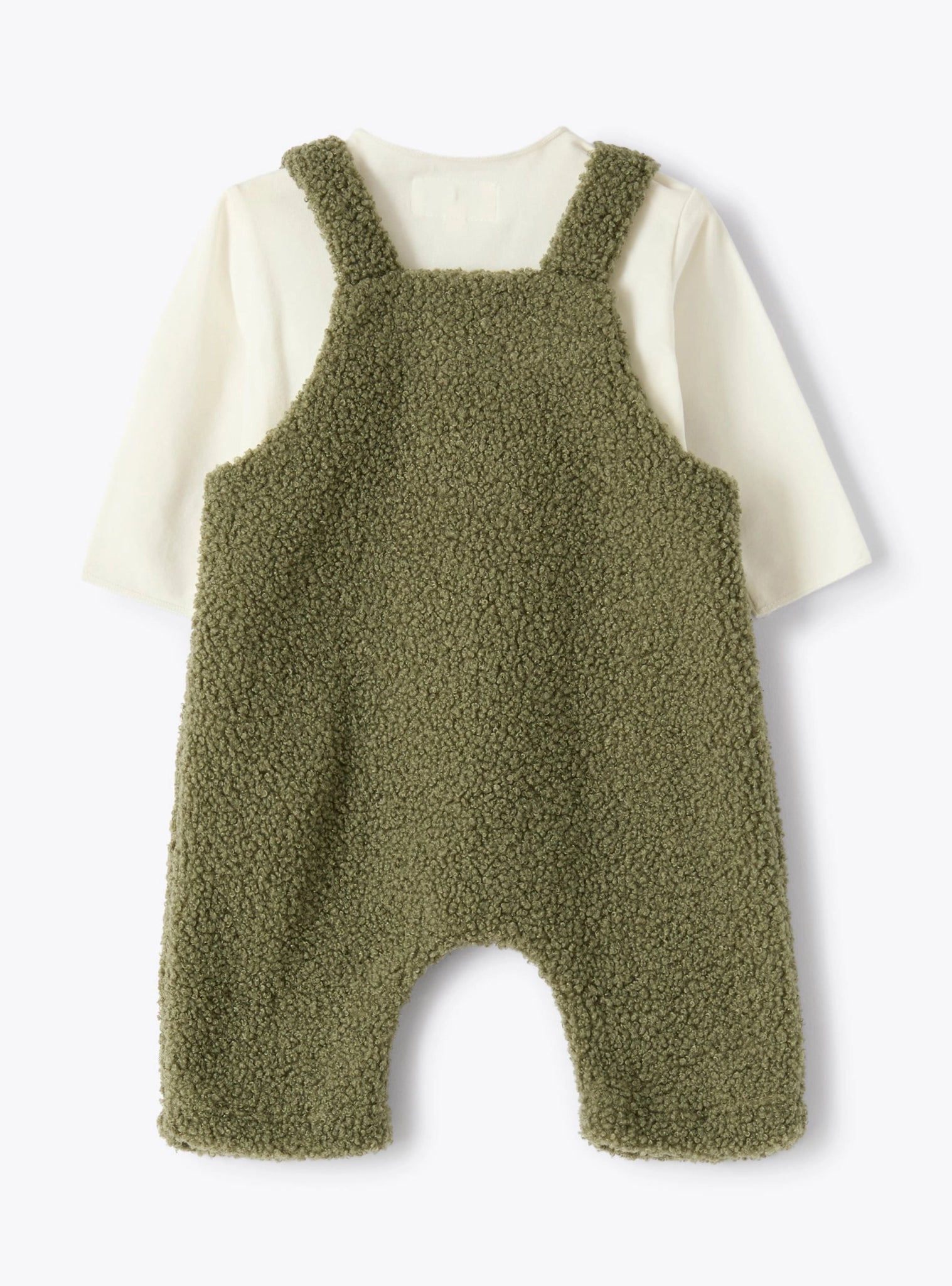COMPLETO NEONATO CON SALOPETTE E T - SHIRT TEDDY&MINOU - Angel Luxury