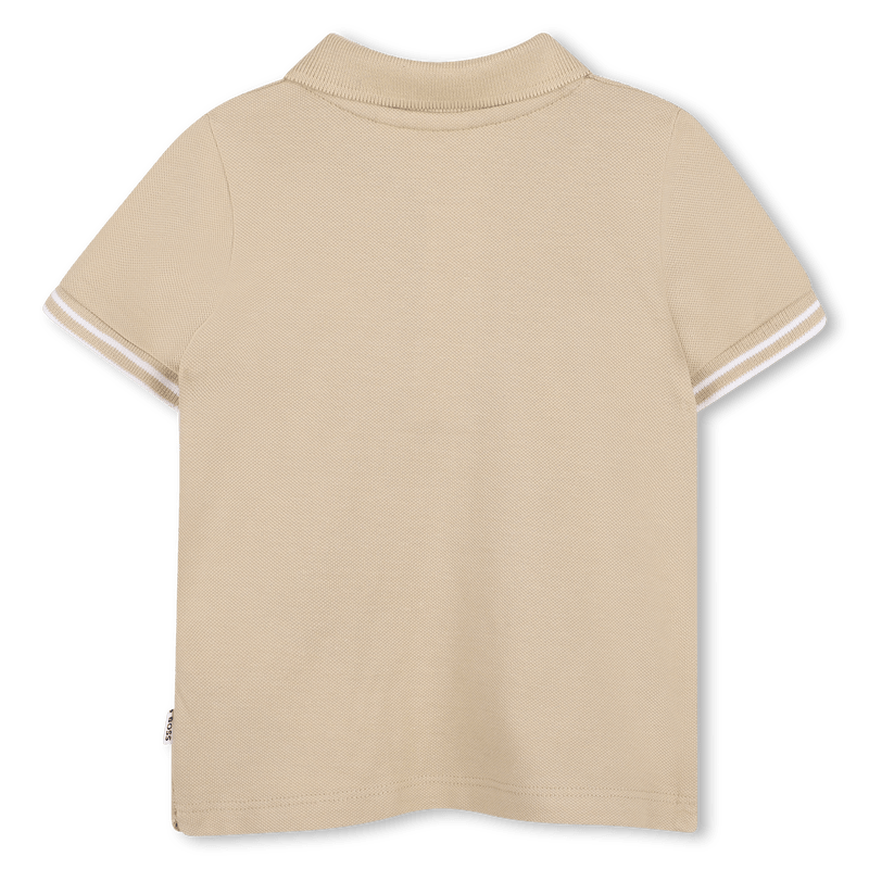 COMPLETO POLO BEIGE +BERMUDA BIANCO BOSS - Angel Luxury