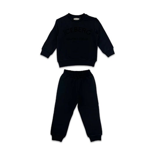 COMPLETO TUTA NERA ICEBERG - Angel Luxury