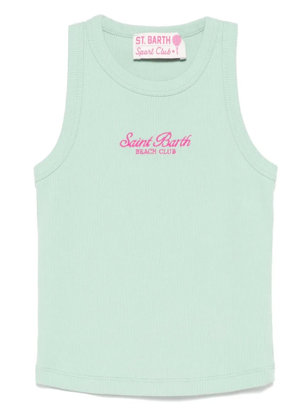 CONOTTA VERDE ACQUA CON LOGO FUCSIA MC2 SAINT BARTH - Angel Luxury