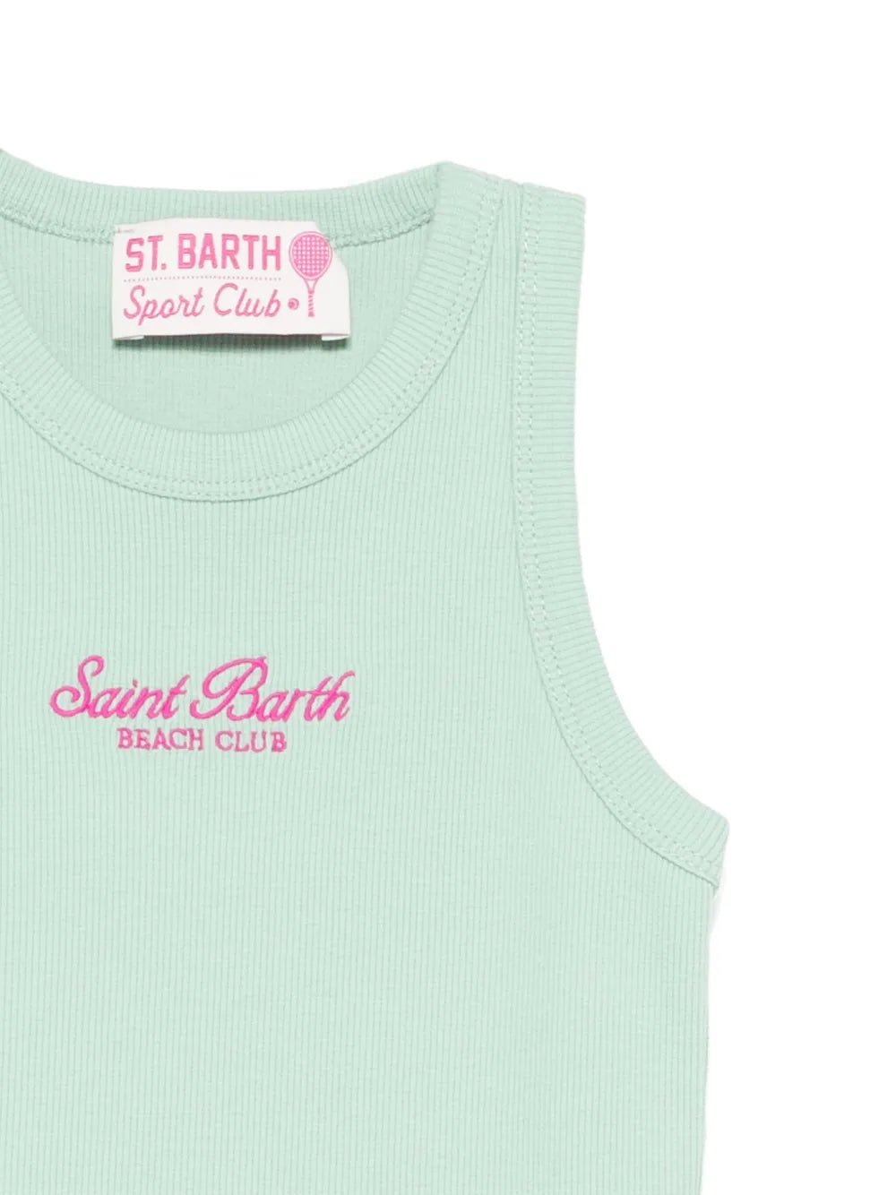 CONOTTA VERDE ACQUA CON LOGO FUCSIA MC2 SAINT BARTH - Angel Luxury