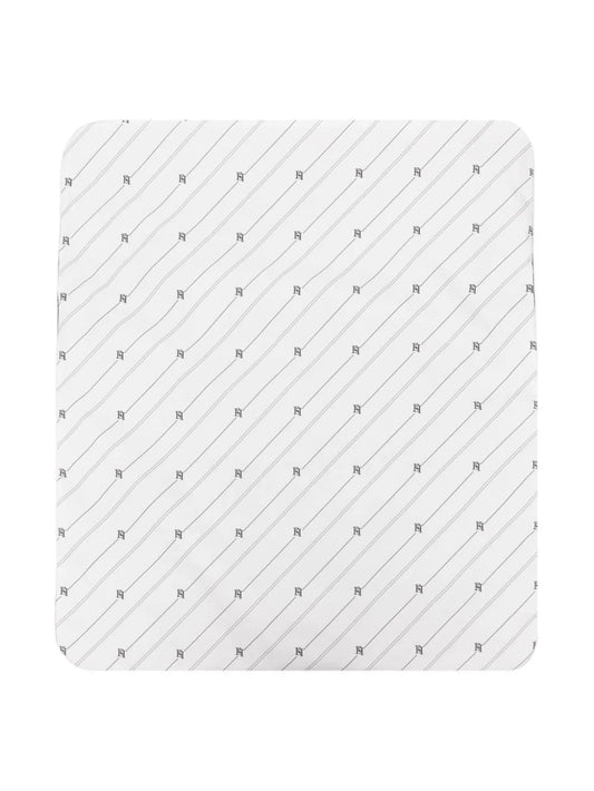 COPERTA CON STAMPA EF BIANCO/NERO - Angel Luxury